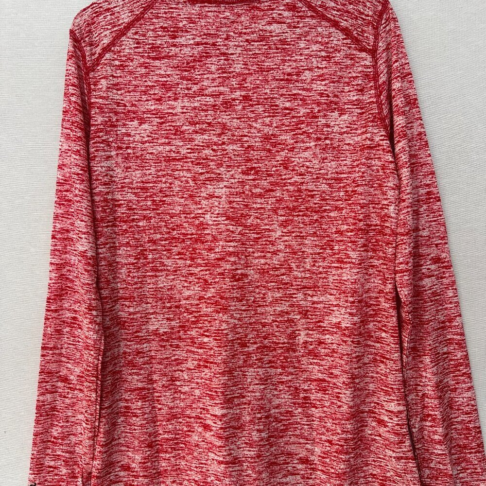 BADGER SPORT WOMEN'S 1/4 ZIP LIGHTWEIGHT PULLOVER IN HEATHERED RED COLOR SIZE M - Picture 4 of 11